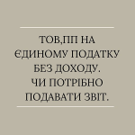 Юридична особа на спрощеній системі не отримувала доходу , чи потрібно подавати декларацію❓